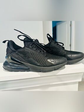 Nike Black Air Max 270-Style Sneakers